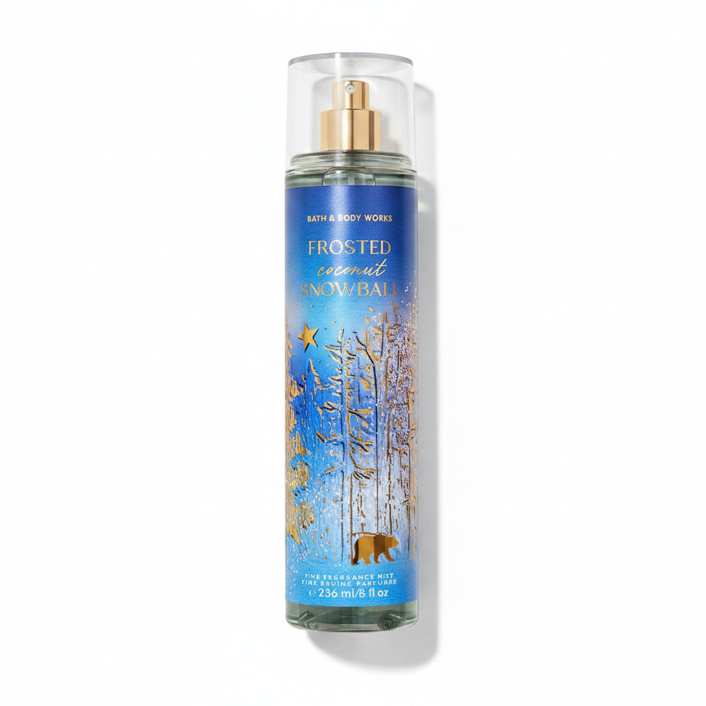 BATH AND BODY WORKS FROSTED COCONUT SNOWBALL BODY MIST 236ML
