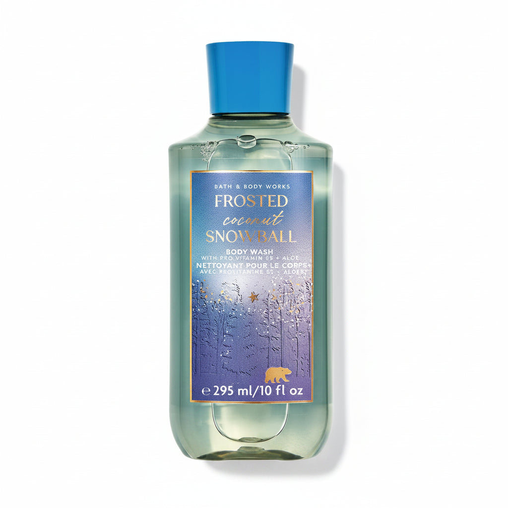 BATH AND BODY WORKS FROSTED COCONUT SNOWBALL BODY WASH 295ML