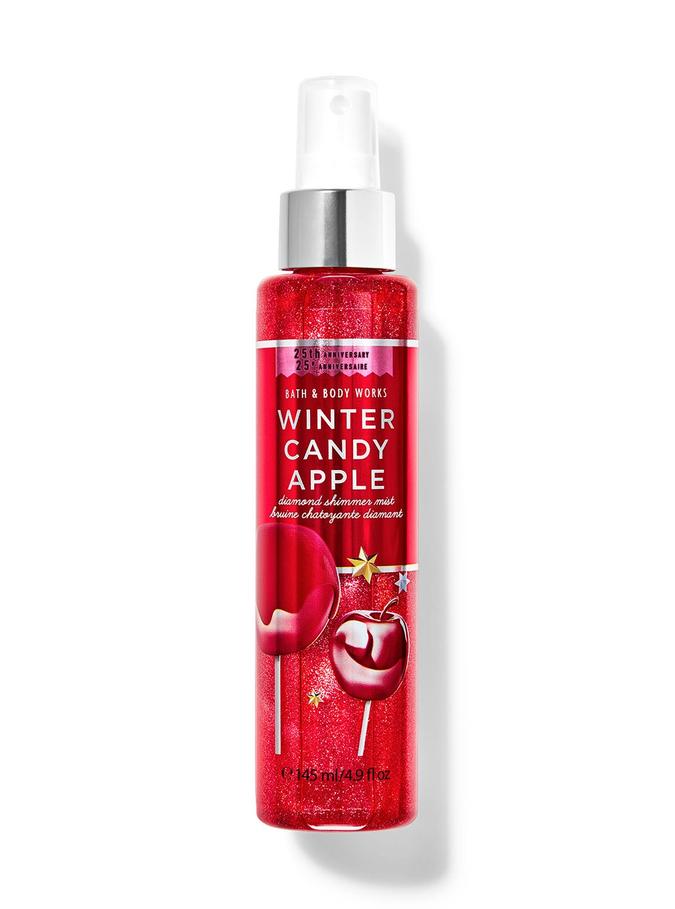BATH AND BODY WORKS WINTER CANDY APPLE BODY SHIMMER 145ML