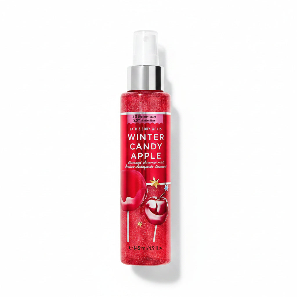 BATH AND BODY WORKS WINTER CANDY APPLE BODY SHIMMER 145ML