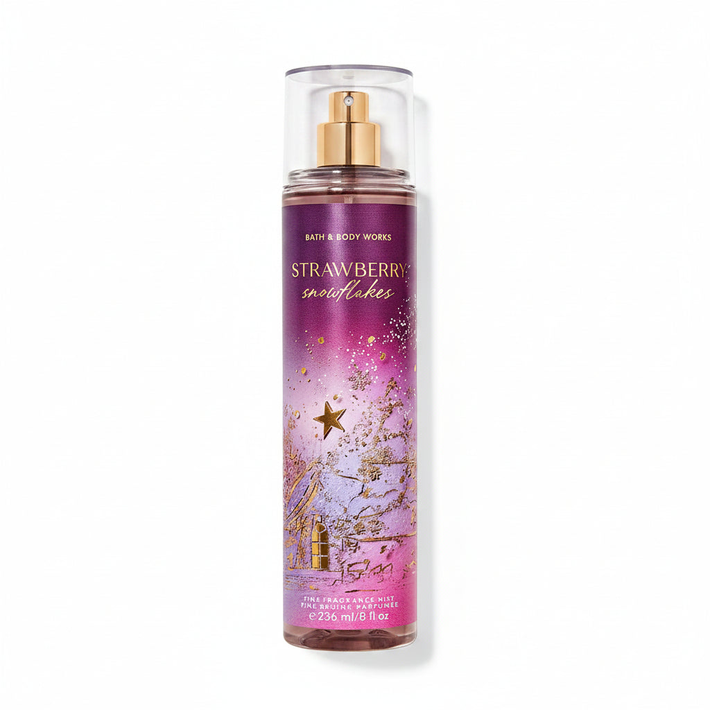 BATH AND BODY WORKS STRAWBERRY FLAKES 236ML