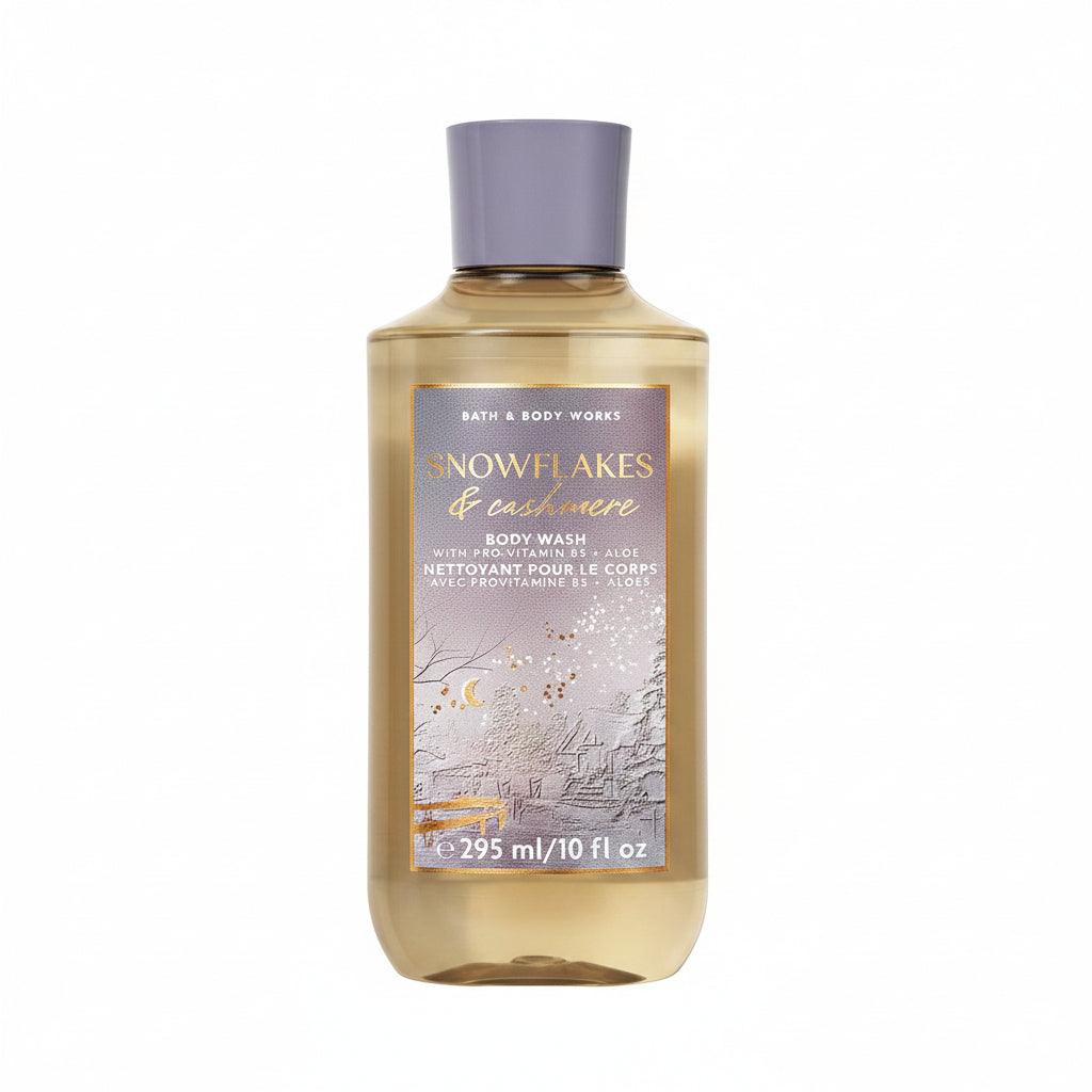 BATH AND BODY WORKS SNOWFLAKES OF CASHMERE BODY WASH 295ML
