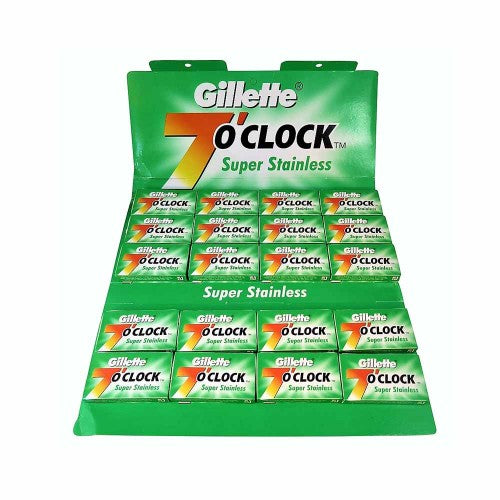 Gillette, 7 O'Clock Super Stainless - 100 Blades