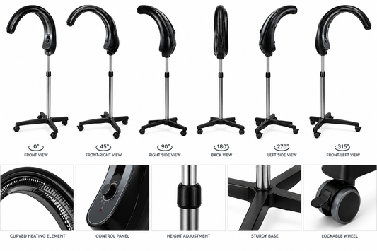 Curved Infrared Hair Processor – Professional Salon Hair Treatment Machine