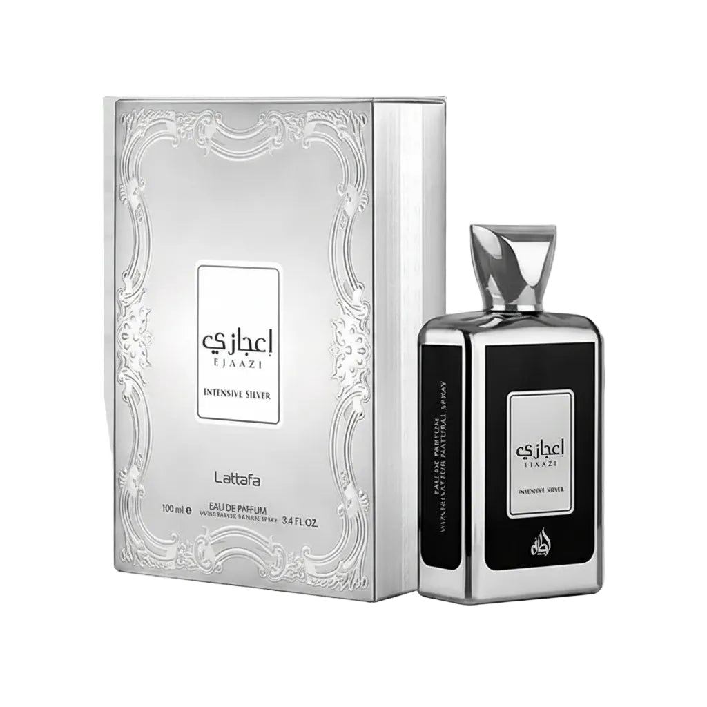 Esqaba perfume bottle and packaging on a white background