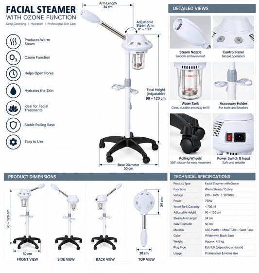 Professional Face Steamer for Salon & Spa