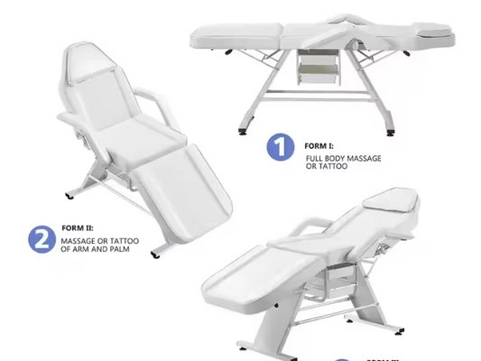 La Perla Tech Professional Facial Bed with Stool Adjustable Beauty Treatment Bed