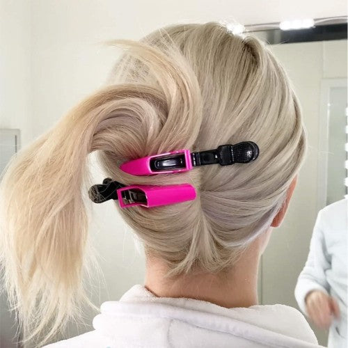 La Perla Tech, Alligator Styling Sectioning Clips of Professional Hair Salon Quality 6 pics
