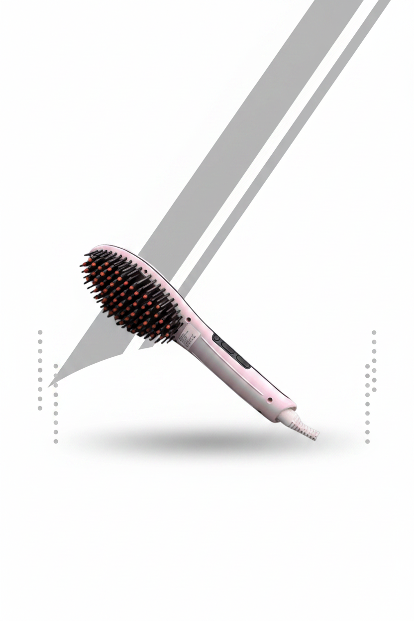 LA PERLA TECH ELECTRIC HAIR STRAIGHTENING BRUSH