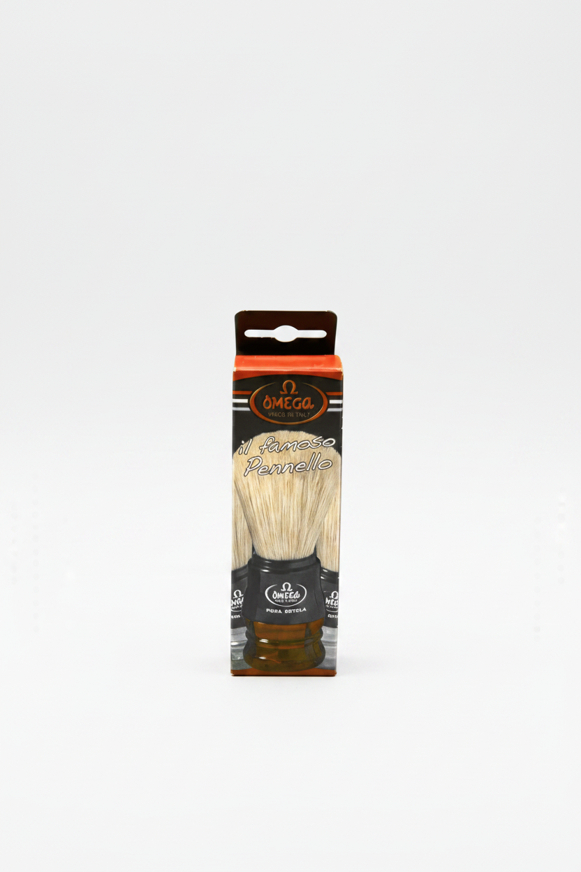 Omega shaving brush small