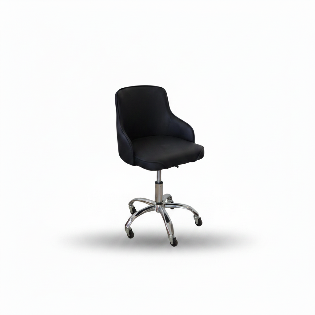 La Perla Tech Salon Stool Swivel seat Chair Adjustable Rolling Salon Stool 262