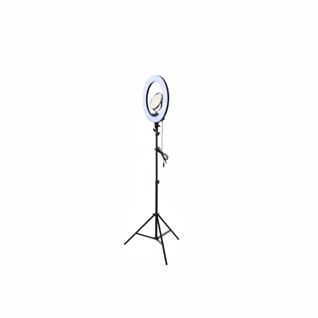 La Perla Tech Professional LED Ring Light with Stand for Makeup & Photography