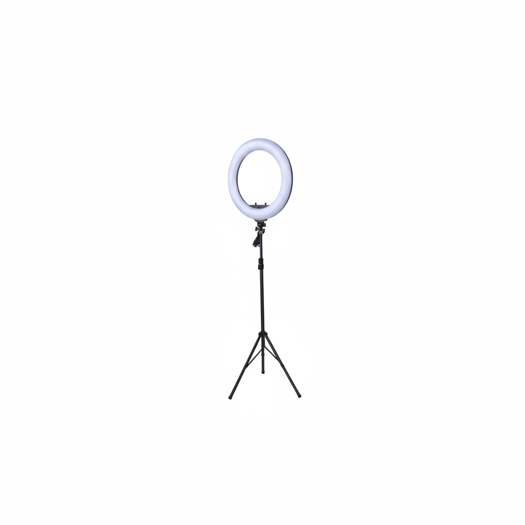 La Perla Tech Professional LED Ring Light with Stand for Makeup & Photography