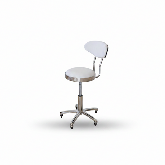 La Perla Tech Salon Stool Chair Adjustable Rolling Salon Stool D-12