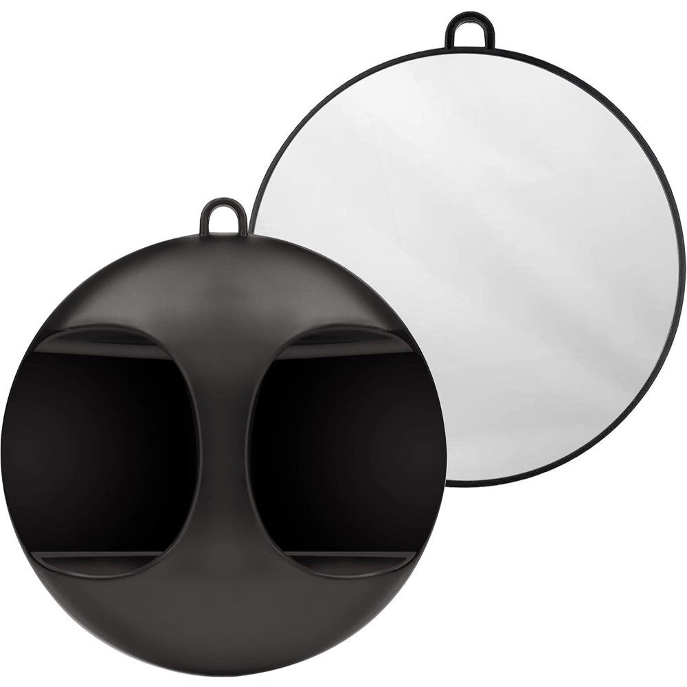 La Perla Tech, Lightweight Handheld Round Hairdressing Mirror