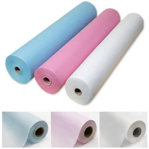 La Perla Tech, 3 Disposable Non-Woven Bed Roll White 80cm*180cm