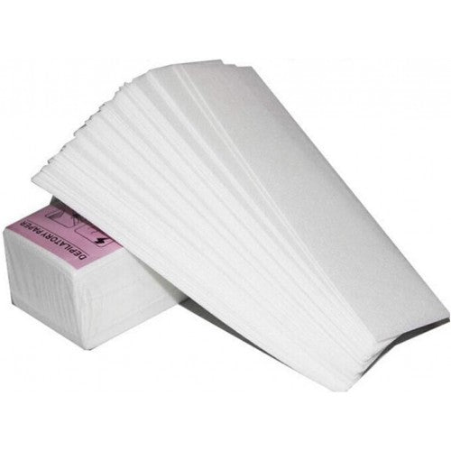 La Perla Tech, Hair Removal Depilatory Paper Professional Non-Woven Epilator Wax Strip (100 Pieces/Pack)