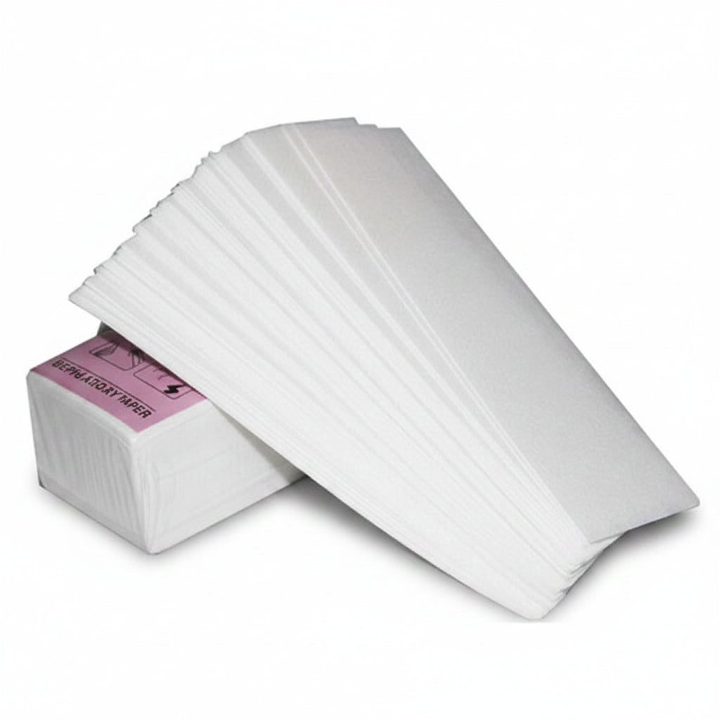 La Perla Tech, Hair Removal Depilatory Paper Professional Non-Woven Epilator Wax Strip (100 Pieces/Pack)