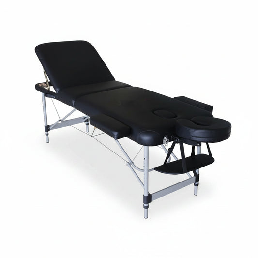 LA PERLA TECH 3-FOLD PORTABLE MASSAGE BED WITH SHOULDER CARRY CASE