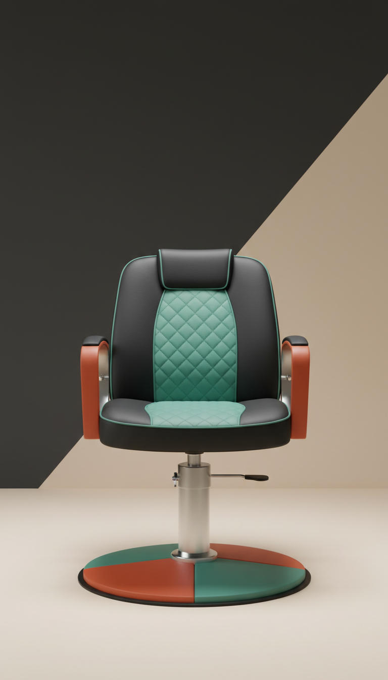 Hydraulic Styling Chair With Contoured Back