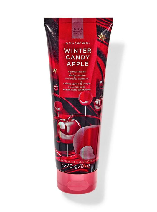 BATH AND BODY WORKS WINTER CANDY APPLE BODY CREAM 226G