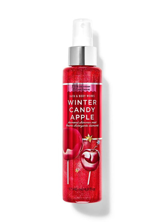 BATH AND BODY WORKS WINTER CANDY APPLE BODY SHIMMER 145ML