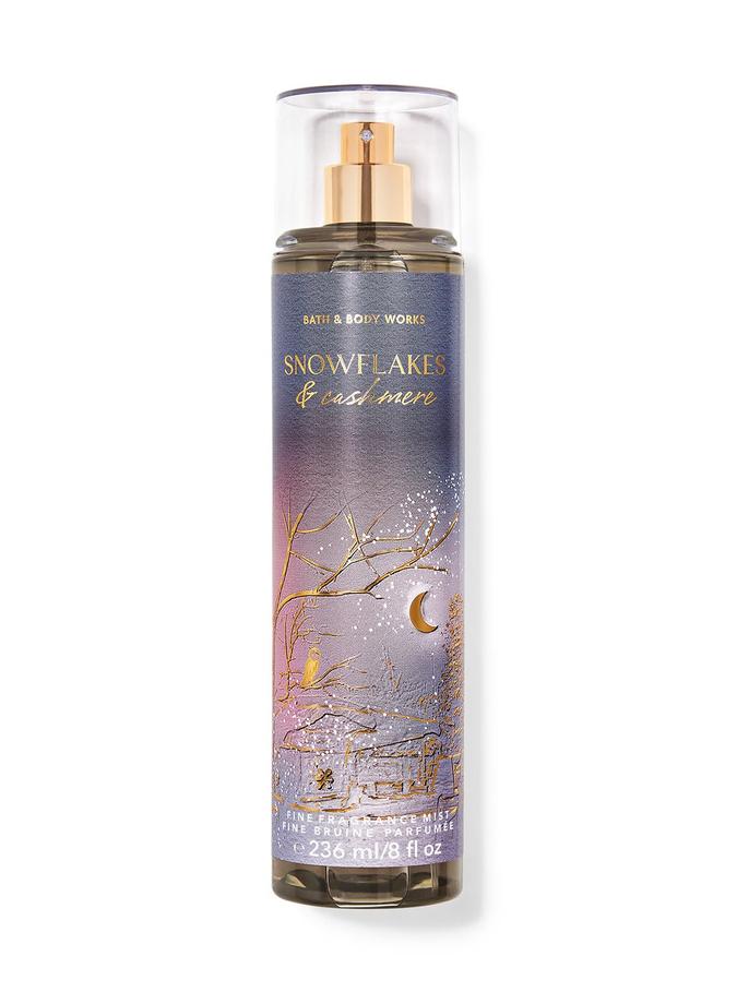 BATH AND BODY WORKS SNOWFLAKES OF CASHMERE BODY MIST 236ML