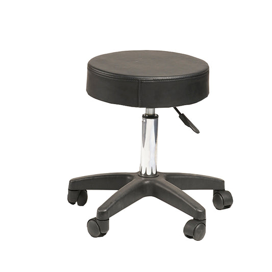 Salon Swivel Small Round Massage Stool – Office, Beauty & Home Chair Black