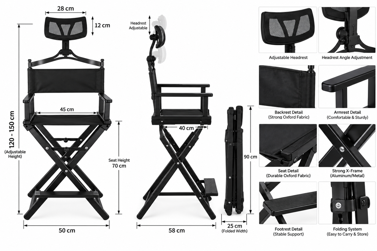 Professional makeup artists Folding Chair