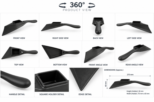 Hair dye spatula for smooth color application
