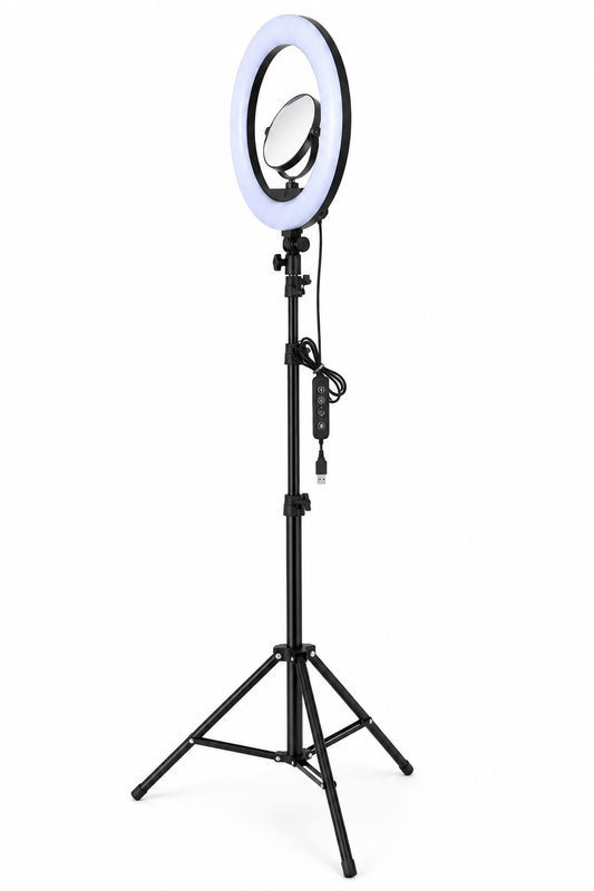 Professional LED Ring Light with Stand for Makeup & Photography