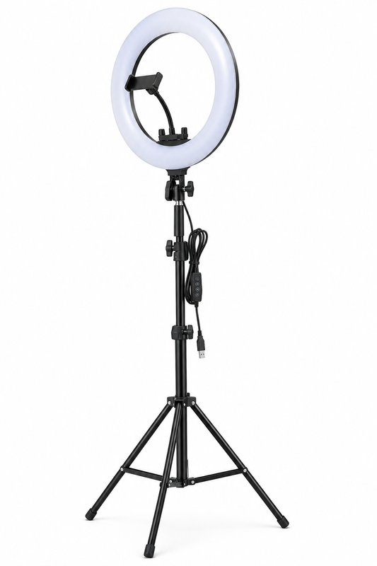 Professional LED Magnifying Lamp with Stand for Salon & Spa