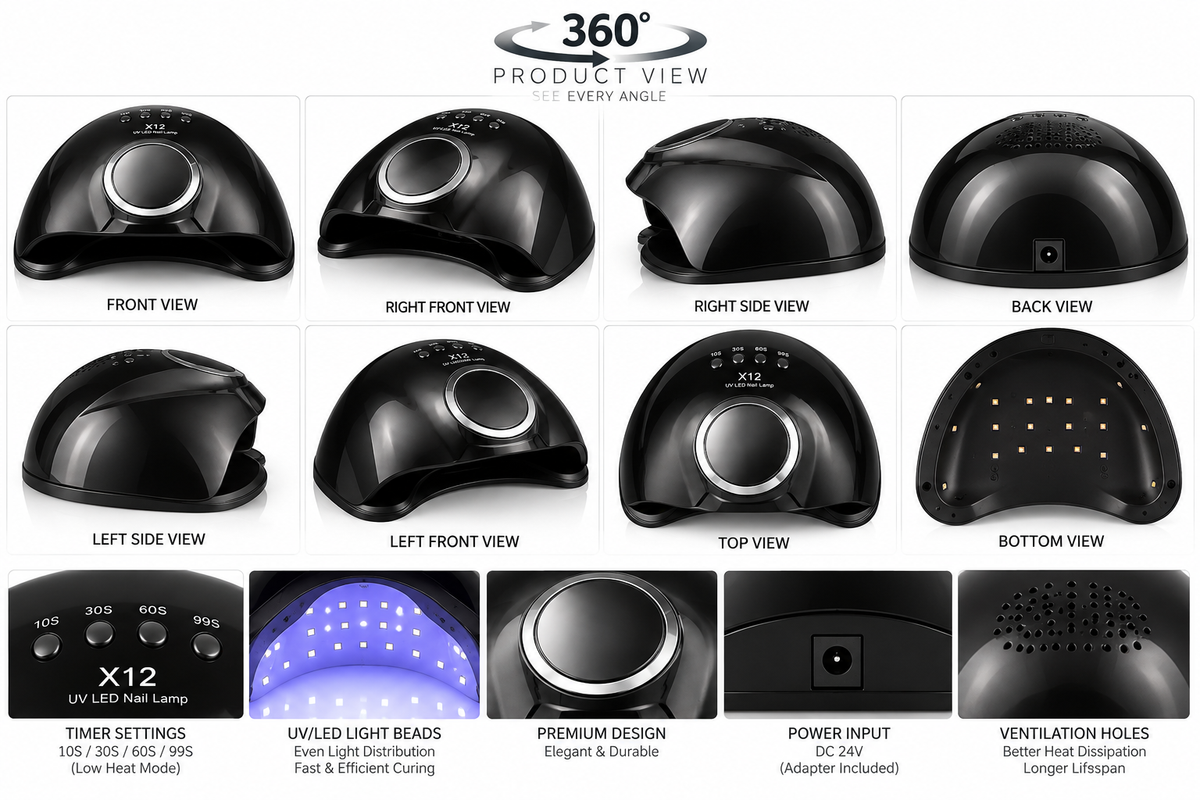 Professional Nail Dryer UV/LED Nail Lamp for Gel Polish