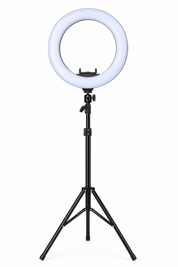 Professional LED Ring Light with Stand for Makeup & Photography