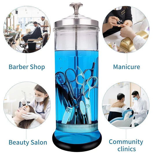 Disinfectant Jar Barber Sterilizer
