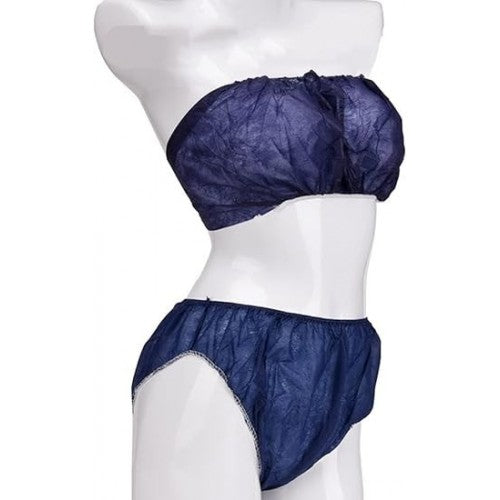 La Perla Tech, Disposable Women's Bra/panties Spa Sauna -Steam Suit -Tanning -Wax Foot Bath (Pack of 100) 50 pics