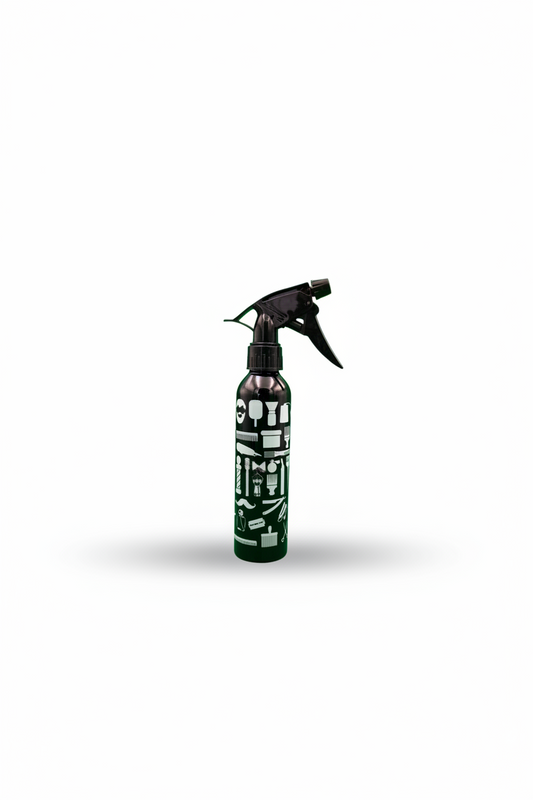 barber-themed spray bottle