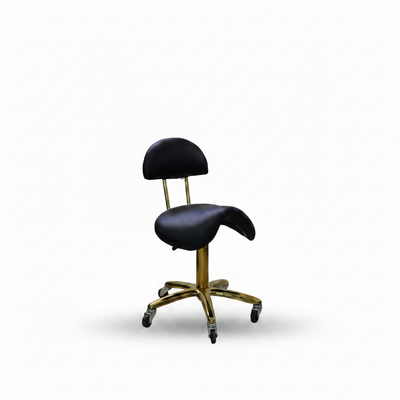 La Perla Tech Professional Swivel Rolling Stool Chair with Wheels D-15
