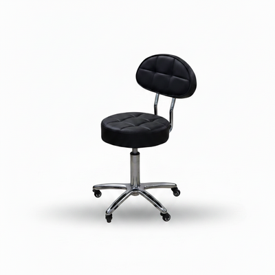 La Perla Tech Salon Swivel Stool Chair Adjustable Rolling Salon Stool S-7