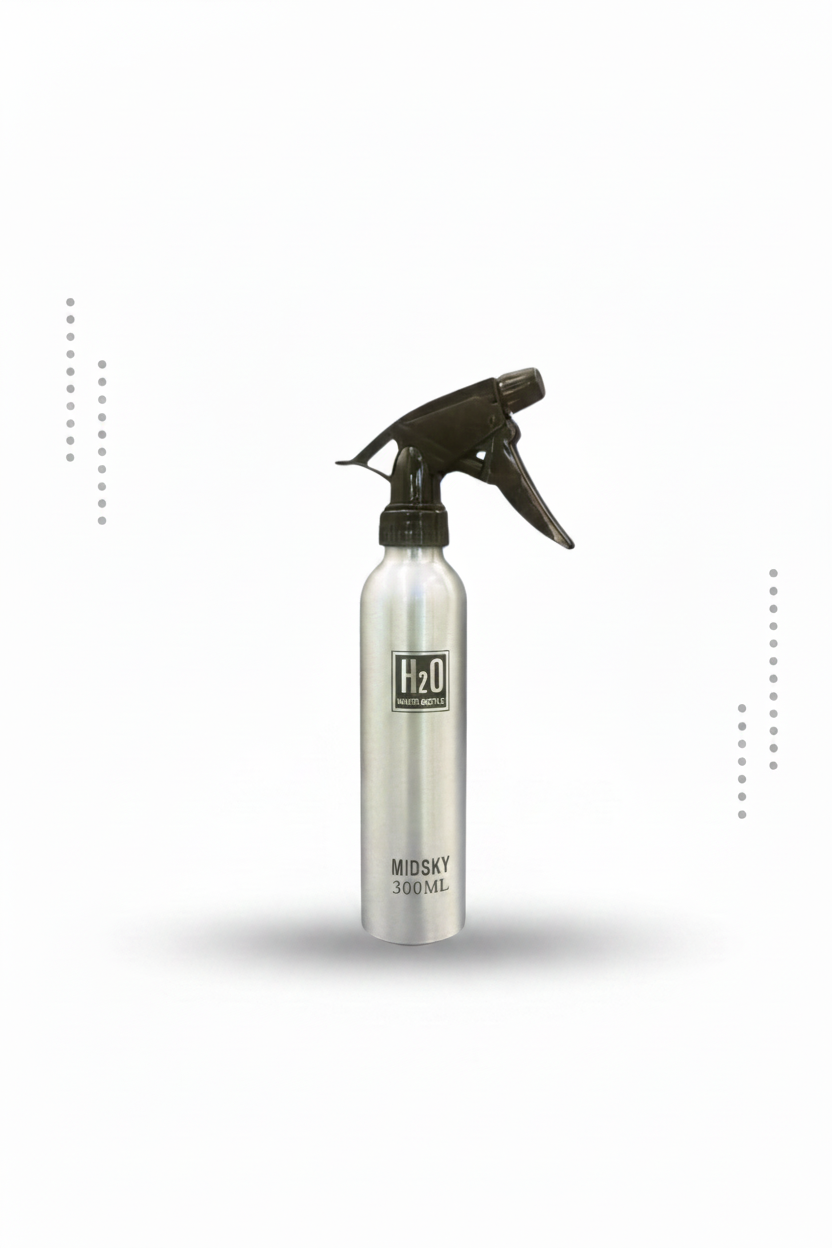 Stainless steel 300ml spray bottle