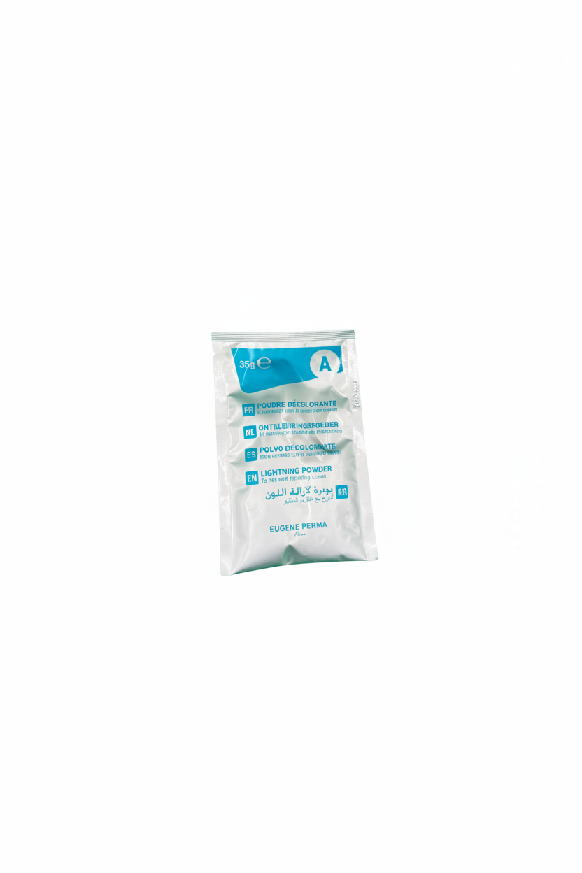 Blue lightening powder