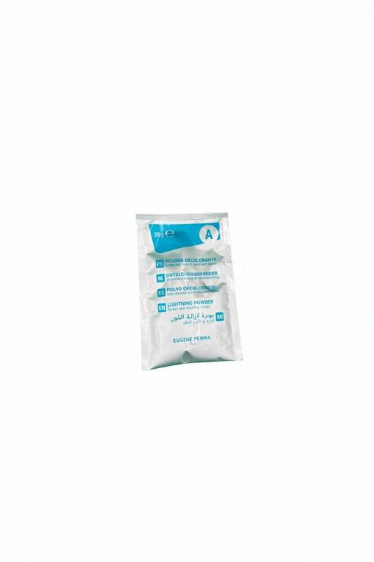 Blue lightening powder
