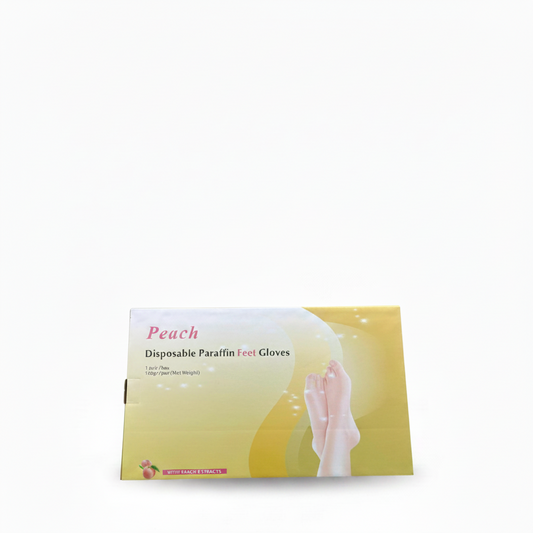 La Perla Tech disposable peach and lavender paraffin gloves
