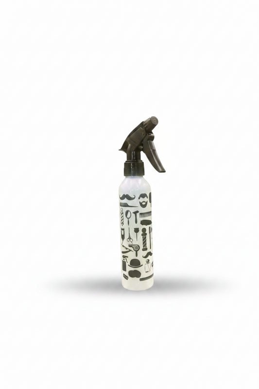barber-themed spray bottle