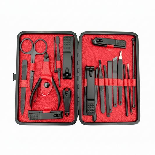 La Perla Tech Professional Nail Set 18PC manicure and pedicure tool kit