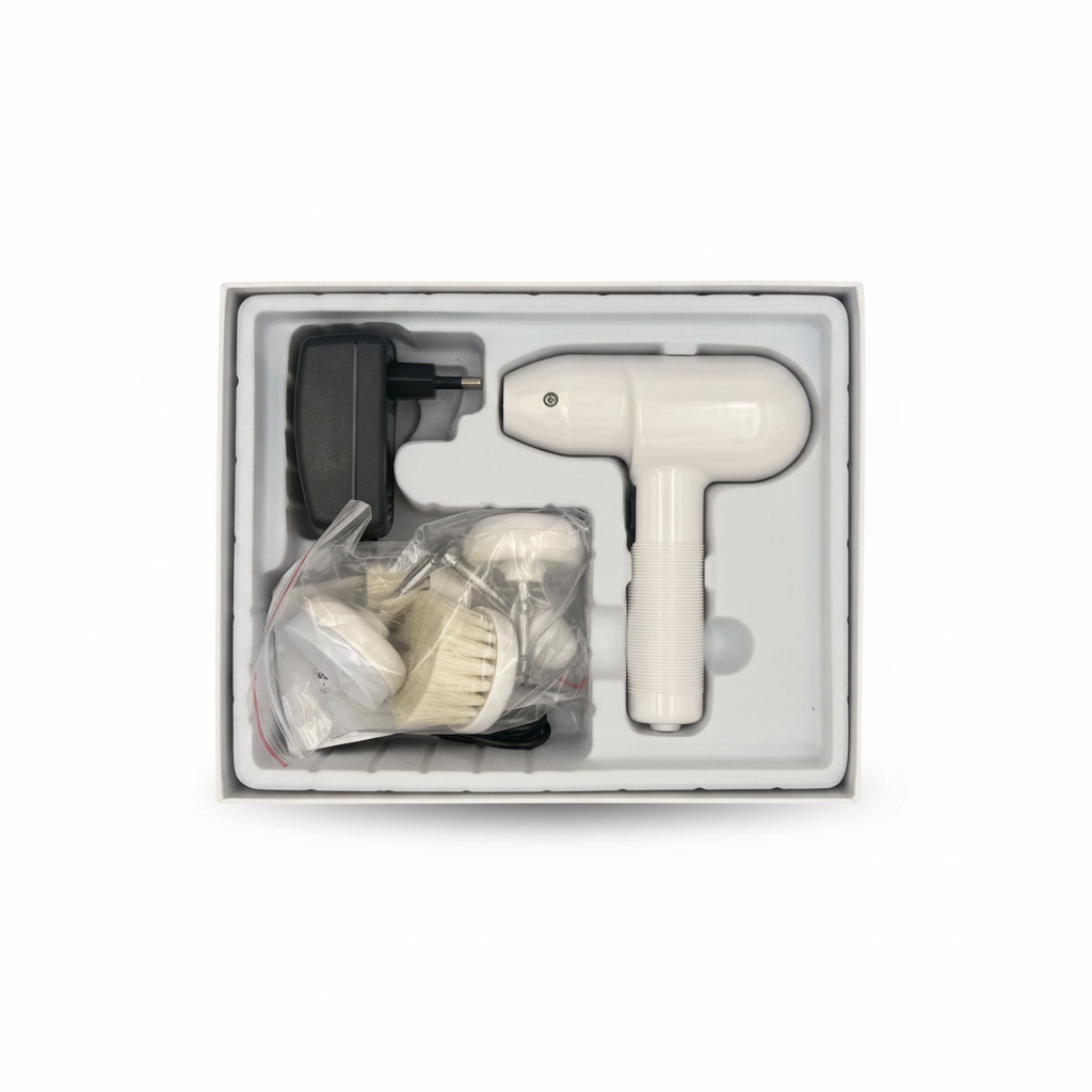 LA PERLA TECH ELECTRIC FACIAL CLEANSING BRUSH SET