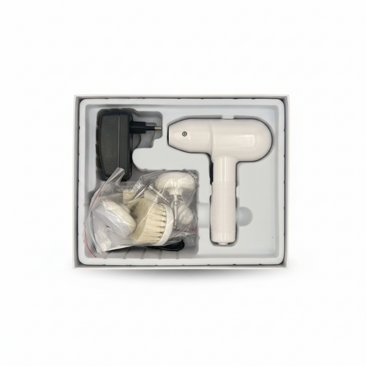 La Perla Tech electric facial cleansing brush set