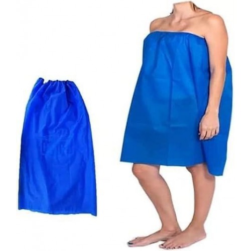 La Perla Tech, Disposable Tube Gown Blue-Spa-Clinic-Salon