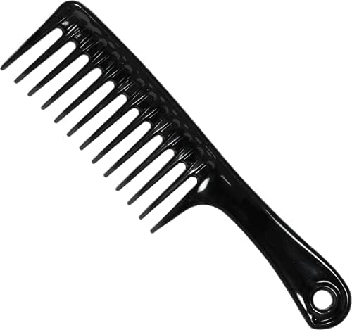 La Perla Tech Black Plastic Hair Comb