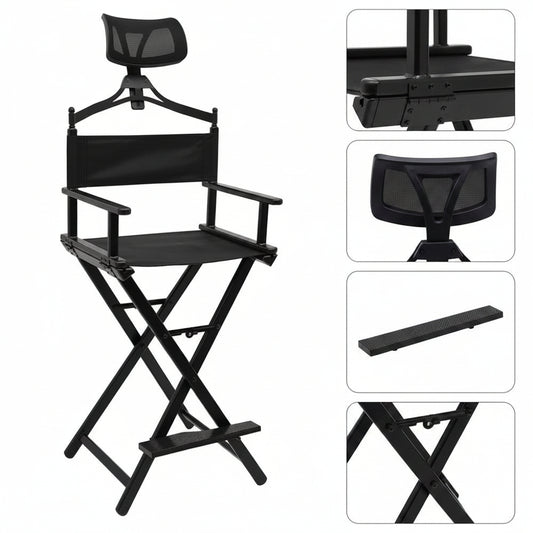 La Perla Tech Professional makeup artists Aluminum Makeup Chair